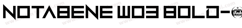 NotaBene W03 Bold字体转换